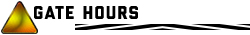 Track Page Box Info Header - GATE HOURS