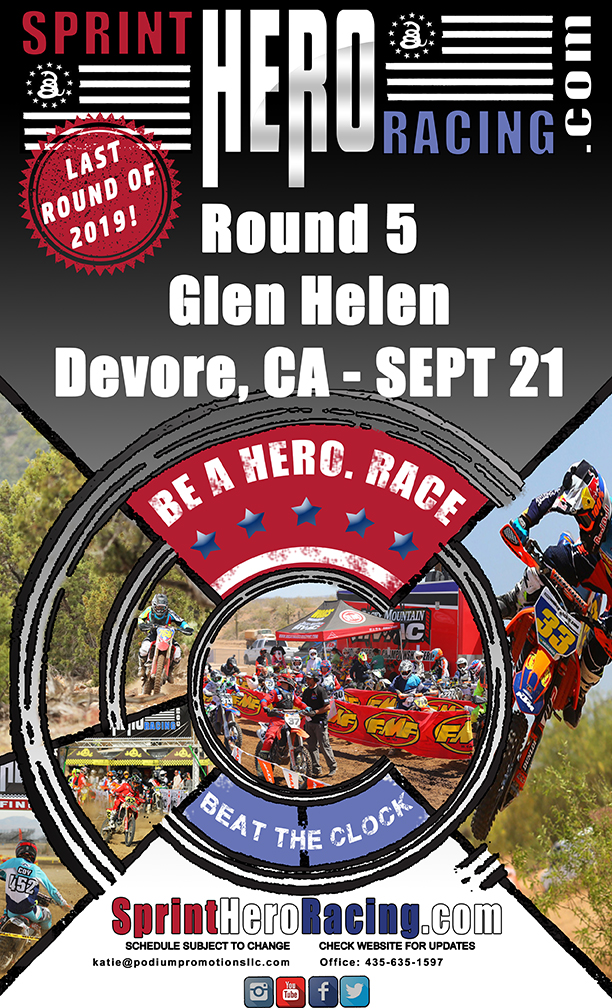 2019 Sprint Round 5 Glen Helen Flyer 612x1008